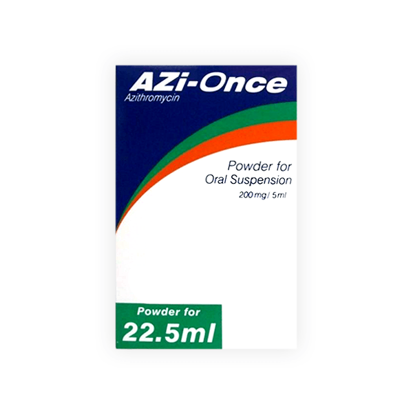 Azi-Once 200/5mg/ml 22.5ml Suspension