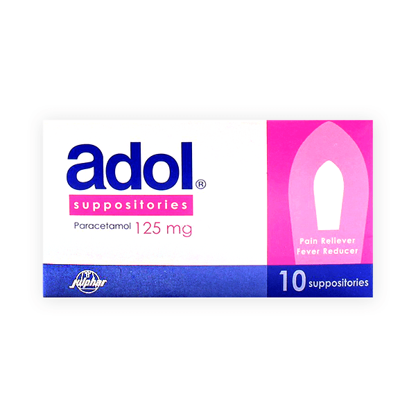 Adol 125mg 10 Suppository