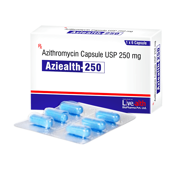 Azomycin 250mg 6 Capsule