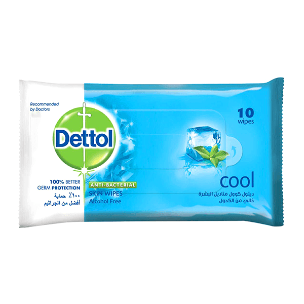 Dettol Cool Wipes 10 Piece
