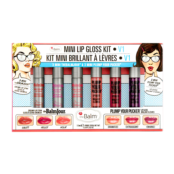 The Balm Mini Lip Gloss Kit .V1