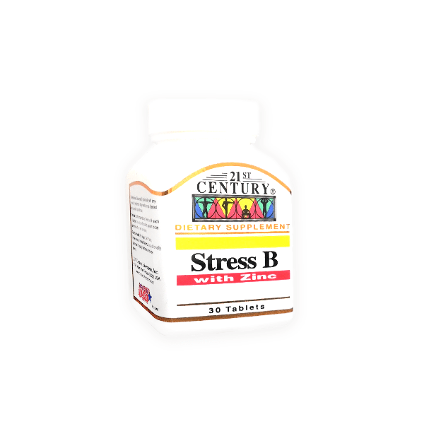 21 Century Stress B With Zinc 30 Tablet