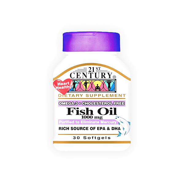 21 Century Fish Oil 1000 mg 30 Softgel