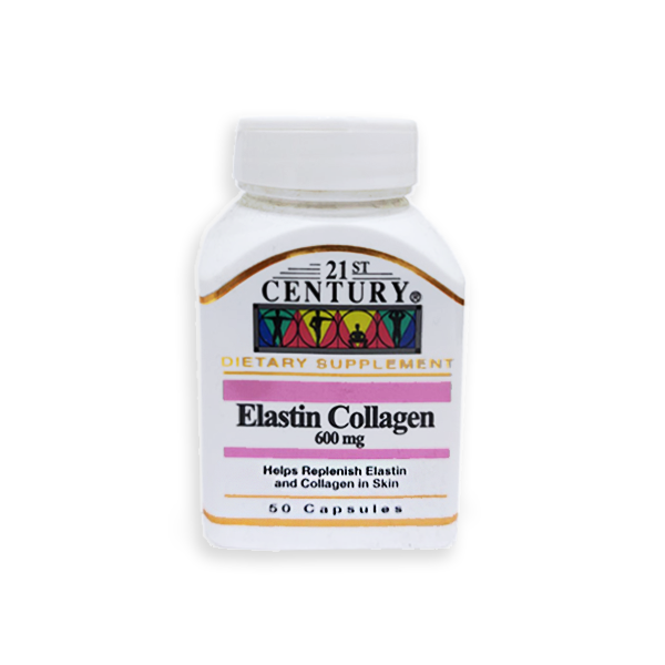 21 Century Elastin Collagen 600mcg 50 Capsule