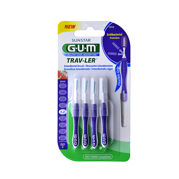 Gum (1512) Trav-Ler 1.2Mm Tooth Brush   