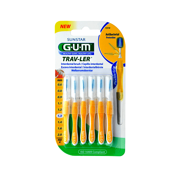 Gum (1514) Trav-Ler 1.3Mm Tooth Brush   