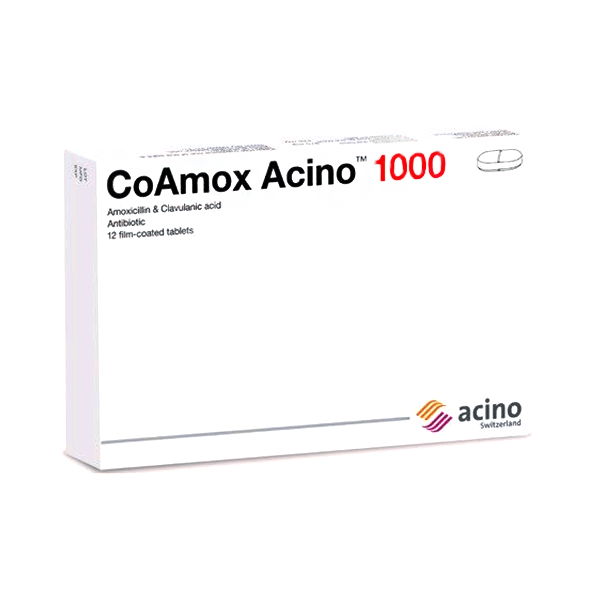 Coamox-Acino 1000mg 12 Tablet