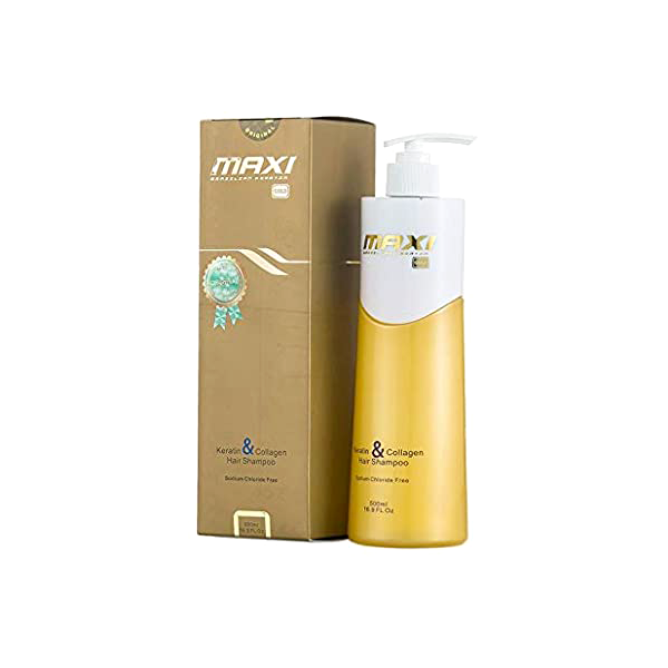Maxi Brazilian Kera Tin Gold Shampoo 500ml