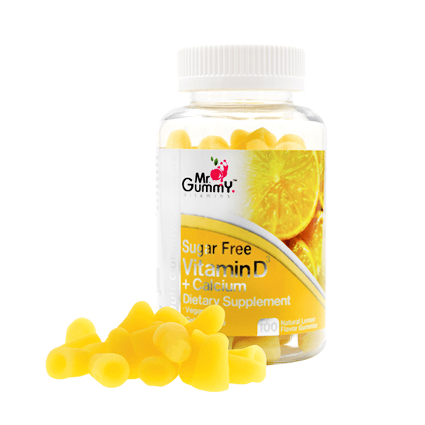 Mr Gummy Calcium Plus +Vit D Lemon 90 Tablet