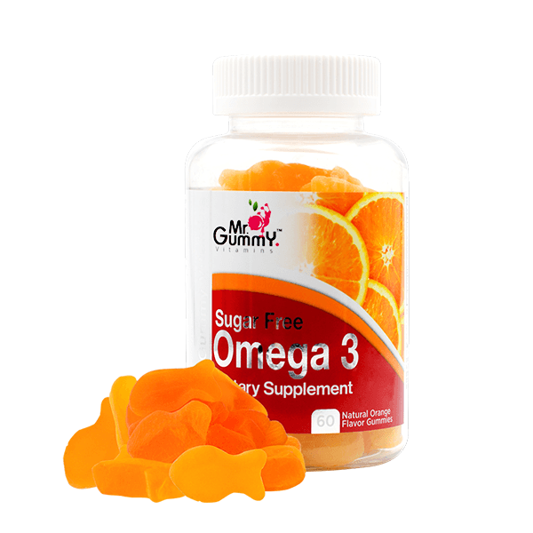Mr Gummy Omega 3 Orange Adult Gummy