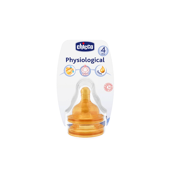 Chicco (81622)Physiological Latex 4+ mo Teats