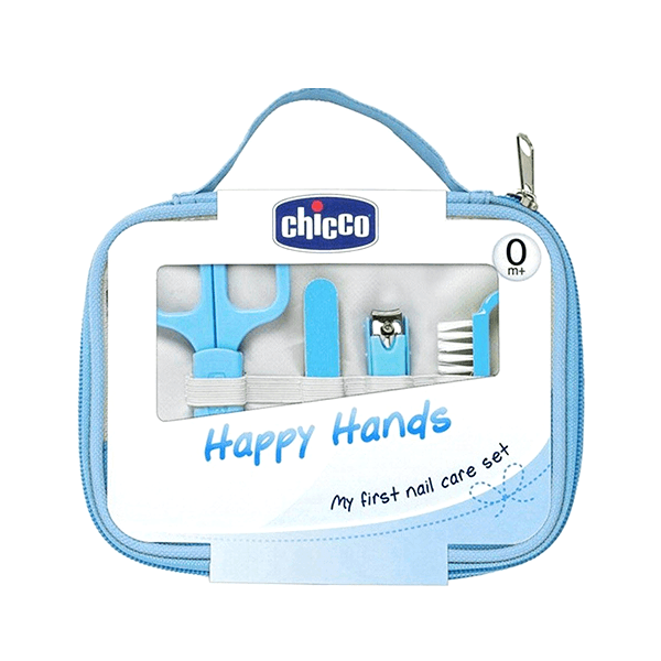 Chicco (500) Happy Hands Blue Nail Care Set 0+ mo