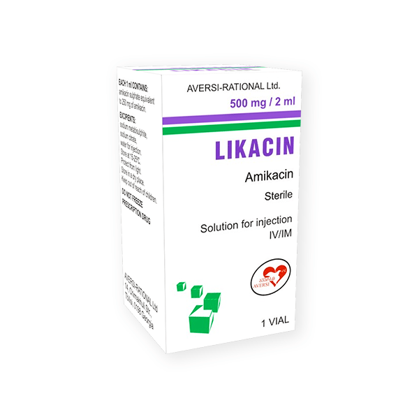 Likacin 500/2mg/ml 1 Vial