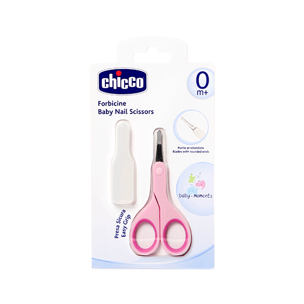 Chicco (90) Forbicine Pink Baby Nail Scissors
