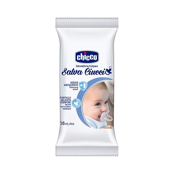 Chicco Salva Wipes Pacifier CLeaner 16Piece