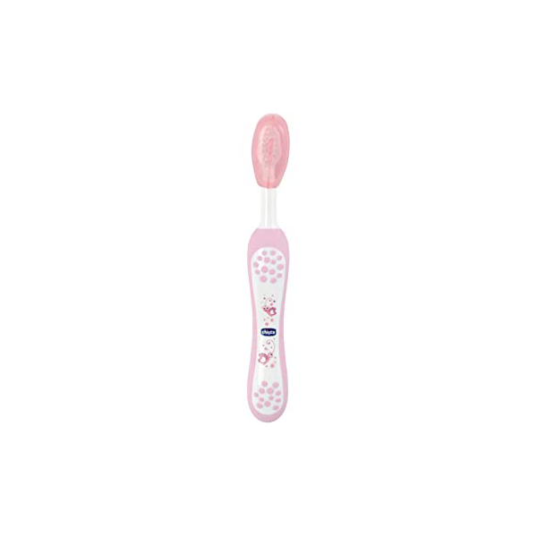 Chicco (110)Travel Set Pink Brush+Toothpaste3-6 yr