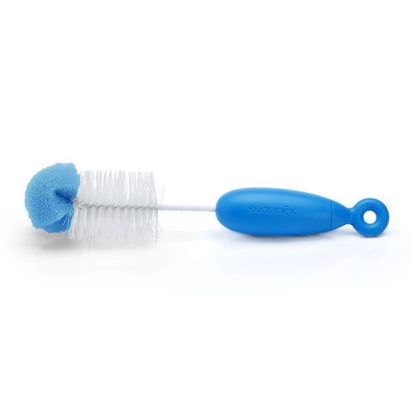Suavinex (62) Duo Baby Bottle Brush (Blue)