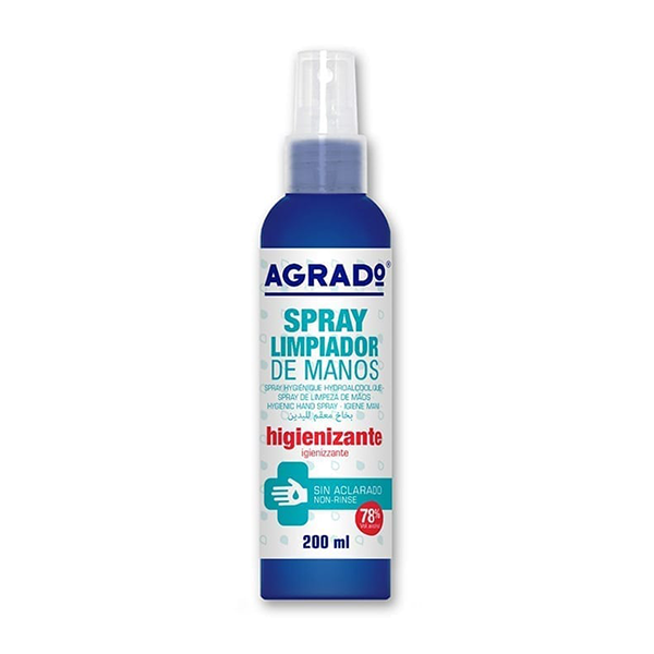Agrado Spray Limpidor  Higienizante 78% 200ml