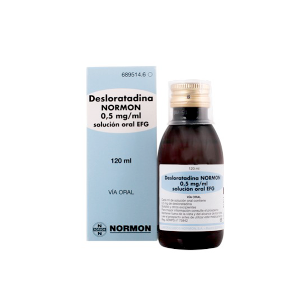 Desloratadin Normon 0.5mg/ml 120ml Oral Solution