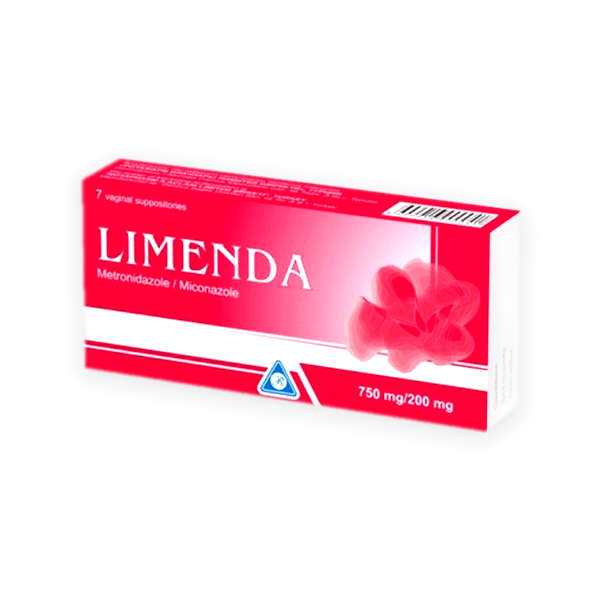Limenda 750/200mg/mg 7 Vaginal Suppositories
