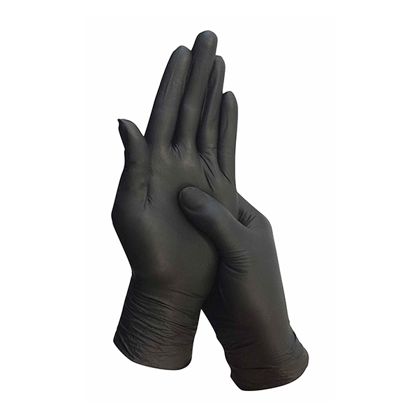 Has-Pet Gloves (M) Powder Free Black 100Piece