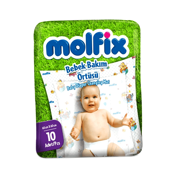 Molfix Baby Diaper Changing Mat Large 10Piece