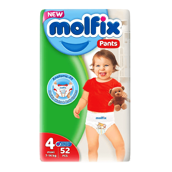 Molfix Shorts #4 (7-14Kg) 52Piece