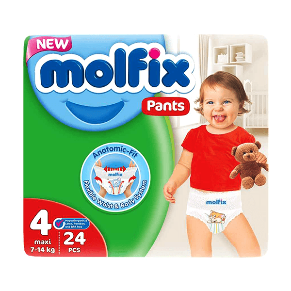 Molfix Shorts #4 (7-14Kg) 24Piece
