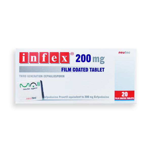 Infex 200mg 20 Tablet