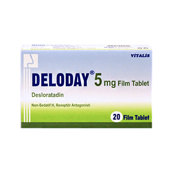 Deloday Desloratadine 5mg 20 Tablet