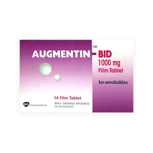 Augmentin Bid 1000mg 14 Tablet (Turkey)