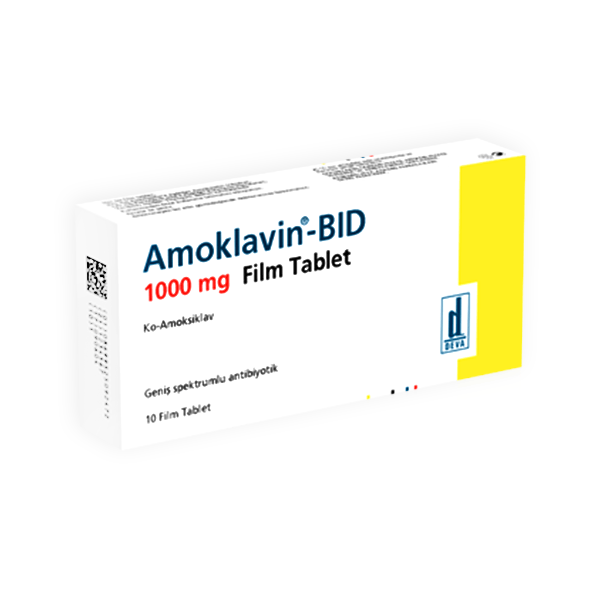 Amoklavin-Bid 1000mg 10 Tablet