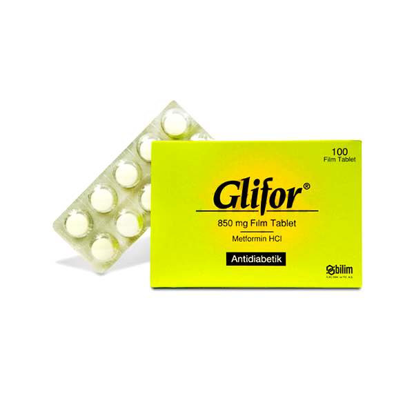 Glifor 850mg 100 Tablet