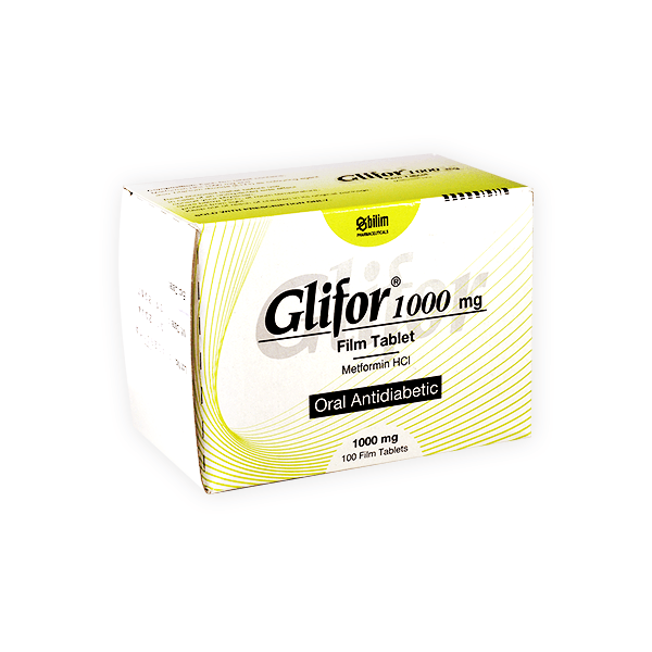 Glifor 1000mg 100 Tablet