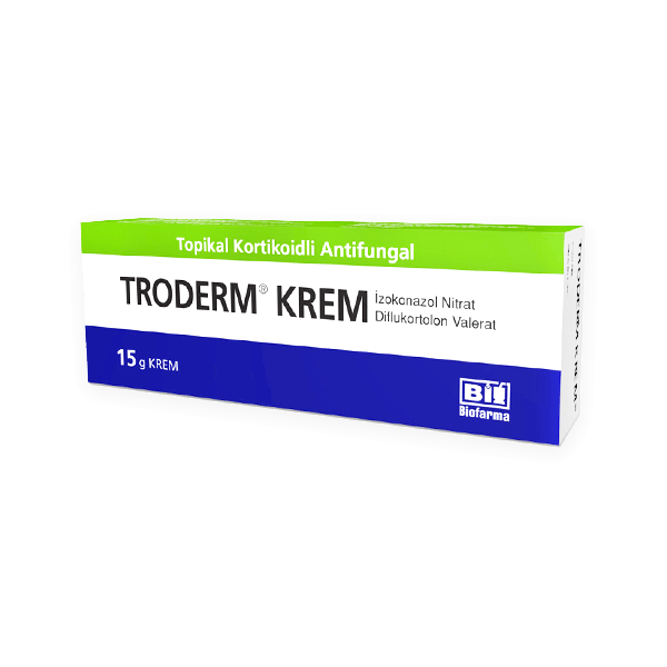 Troderm 10mg/g+1mg/g 15g Cream