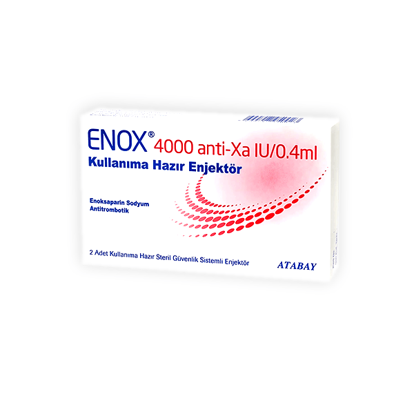 Enox 4000Anti-Xa IU/0.4ml 2 Syringe