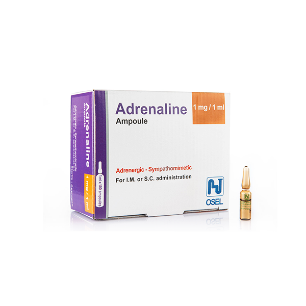 Adrenaline Osel 1mg/1ml 10 Ampoule