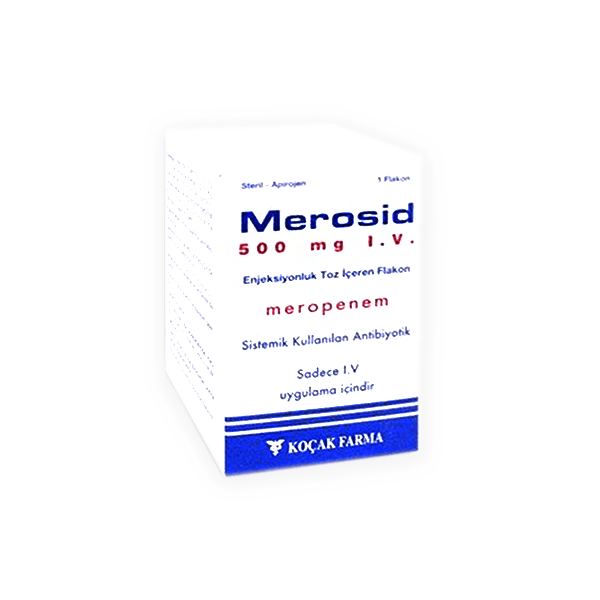 Merosid 500mg I.V 1 Vial Powder For Injection