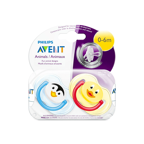 Avent (Scf182/33)Animal Design Soother 0-6 mo
