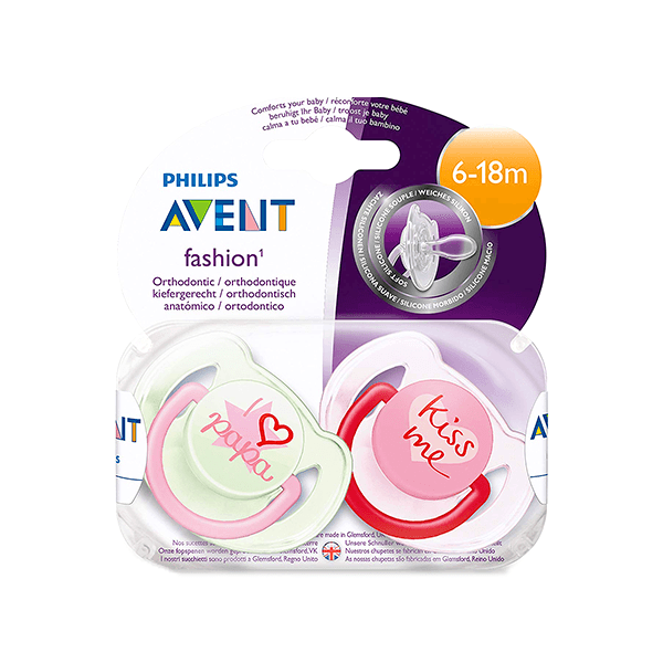 Avent (Scf169/27) Fashion Soother 6-18 mo