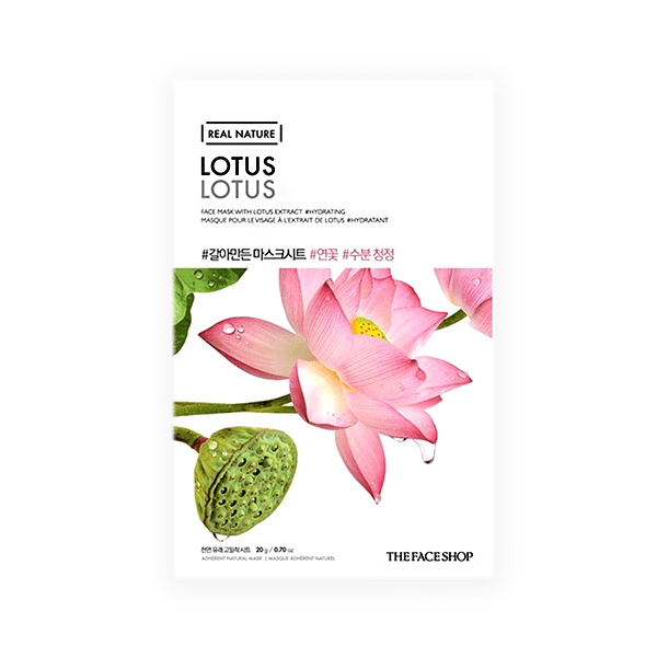 Mask Face Lotus 1 Sheet (Real Nature)
