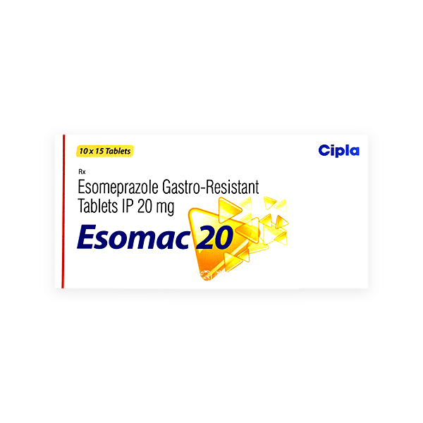 Esomac 20mg 30 Tablet(Cipla)