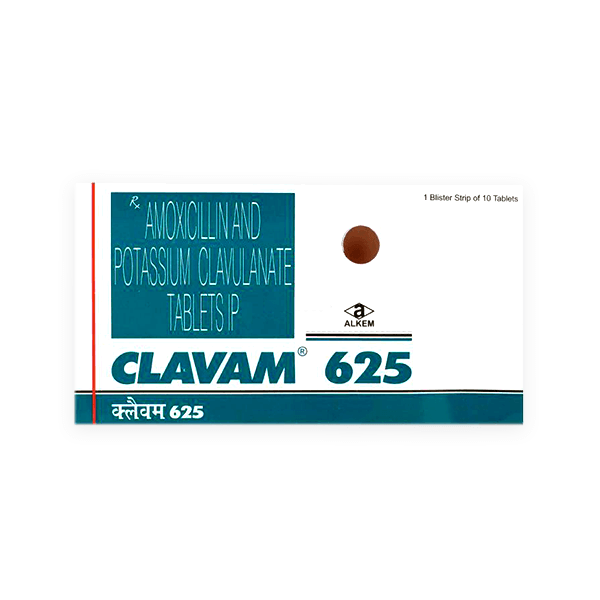 Clavam 625mg 10 Tablet