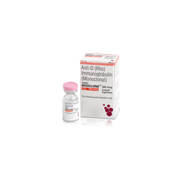 Anti-Rho-D Immunoglobulin Injection 300mcg 1mlVial