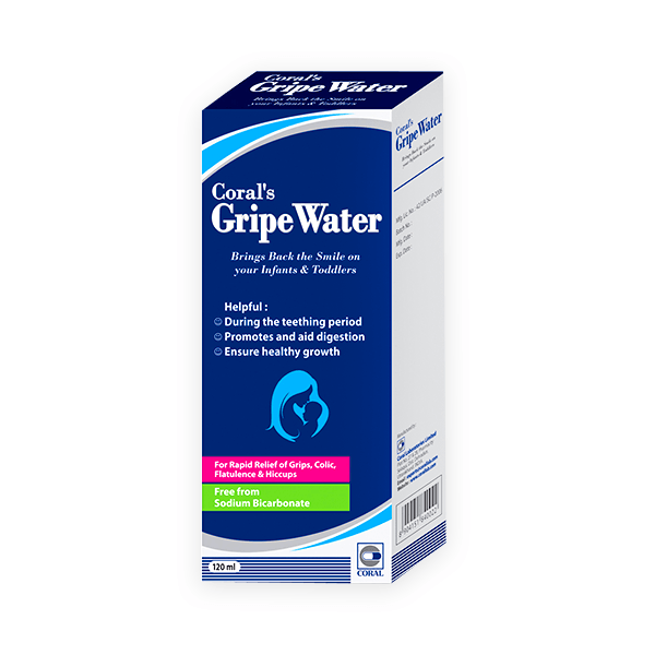 Corals Gripe Water 120ml Syrup