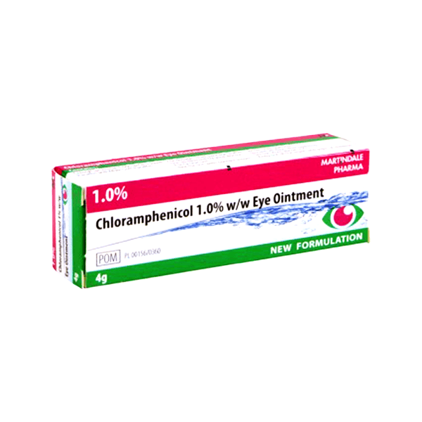 Chloramphenicol 1% Eye 3g Ointment