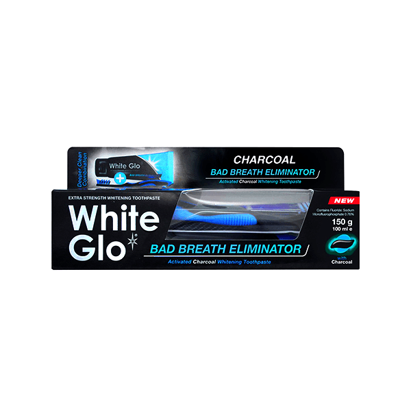 White Glo Charcoal Bad Breath Eliminator Toothpast