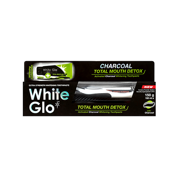 White Glo Charcoal Total Mouth Detox Toothpaste