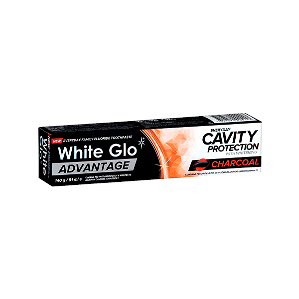 White Glo Advantage Charcoal Toothpaste 91ml