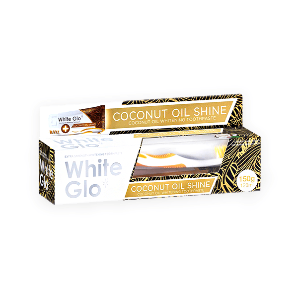 White Glo Coconut Oil Shine Toothpaste 120ml